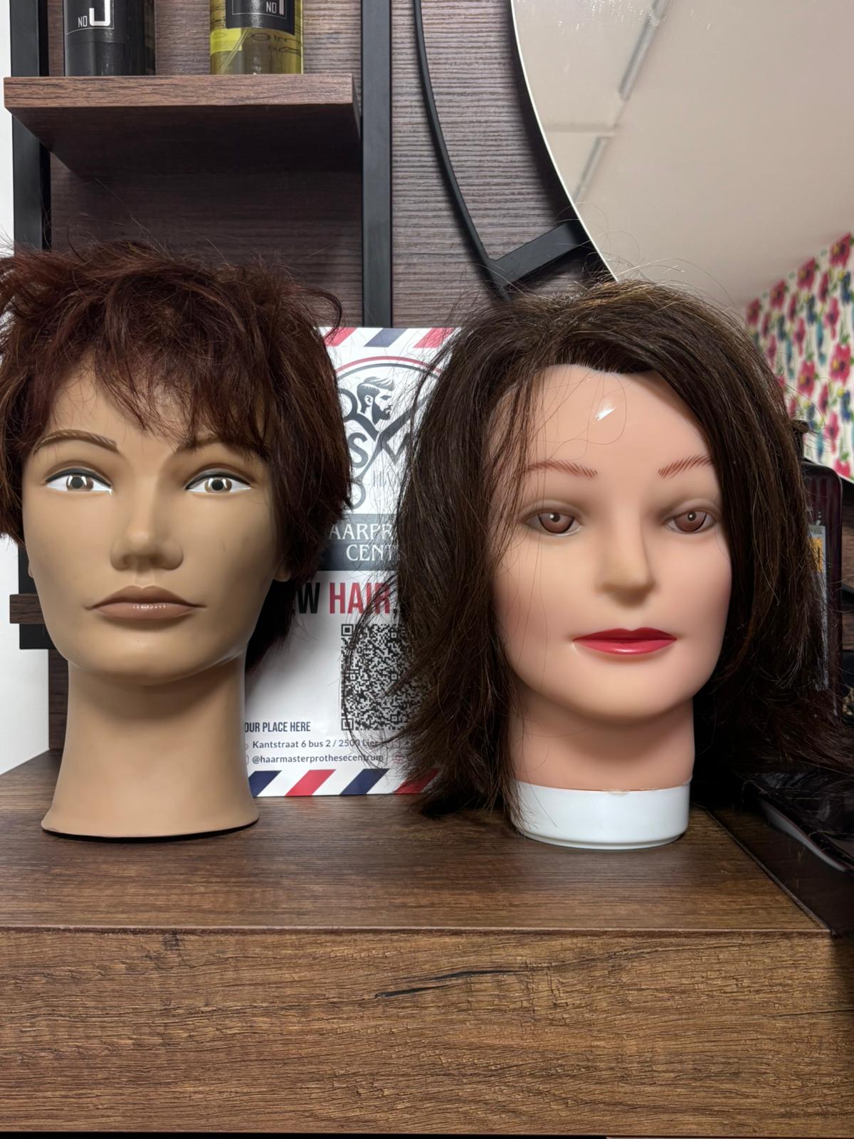 Voorbeeld topper vrouwelijke haarlijn